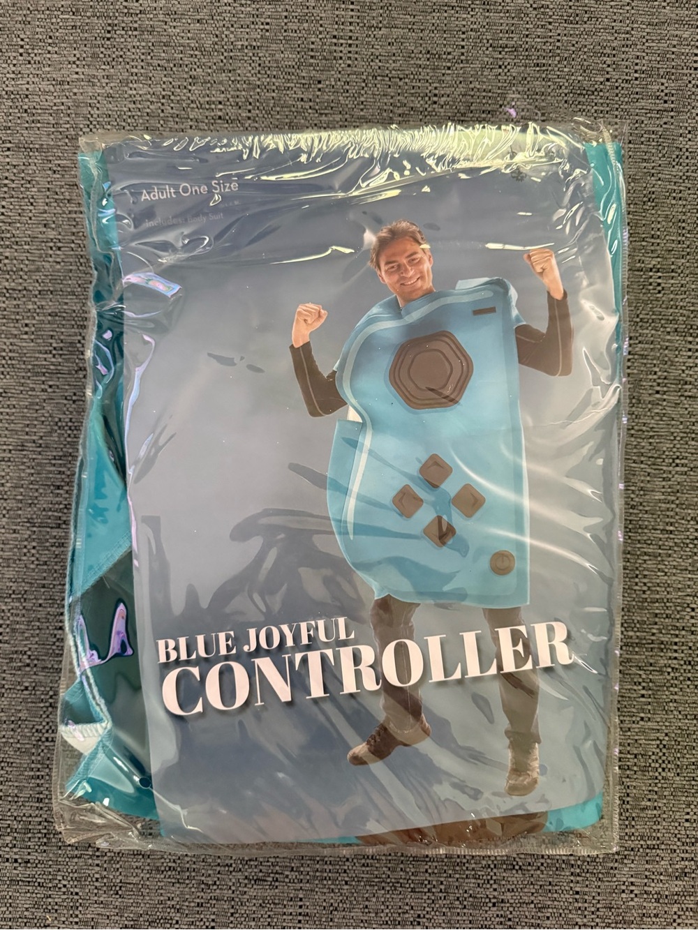 Blue Joyful Controller Adult Costume - Blue